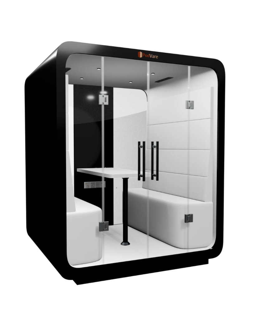 Explore booths for individuals and teams designed for private calls, focused work, meetings, and collaboration, helping modern offices create flexible and productive workspaces.
